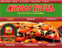 Tablet Screenshot of nicolapizza.com